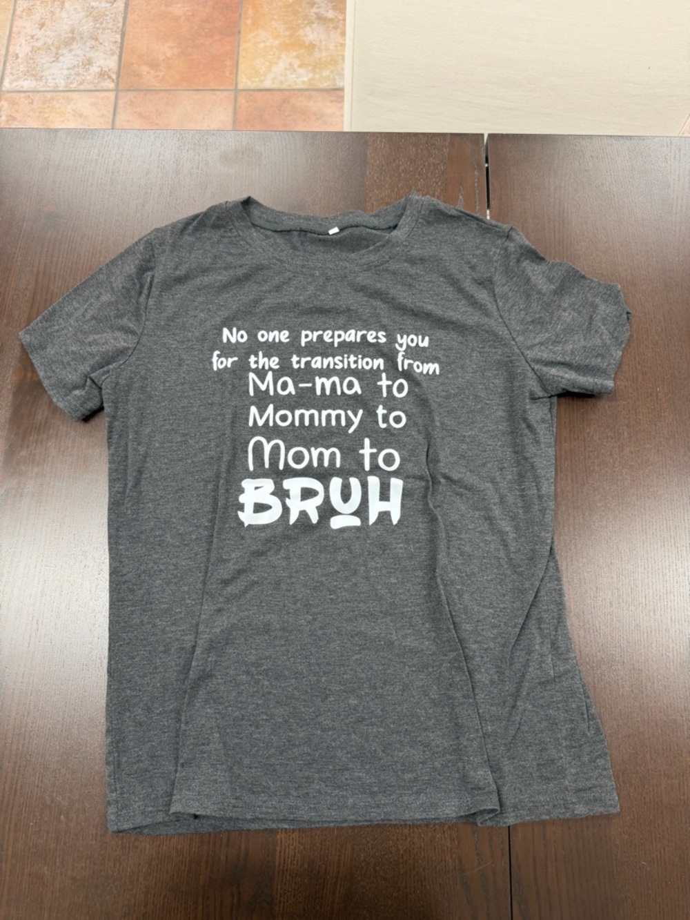 One size large tee shirt